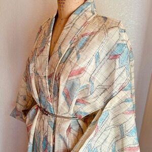 Vintage Women's Patterned Kimono